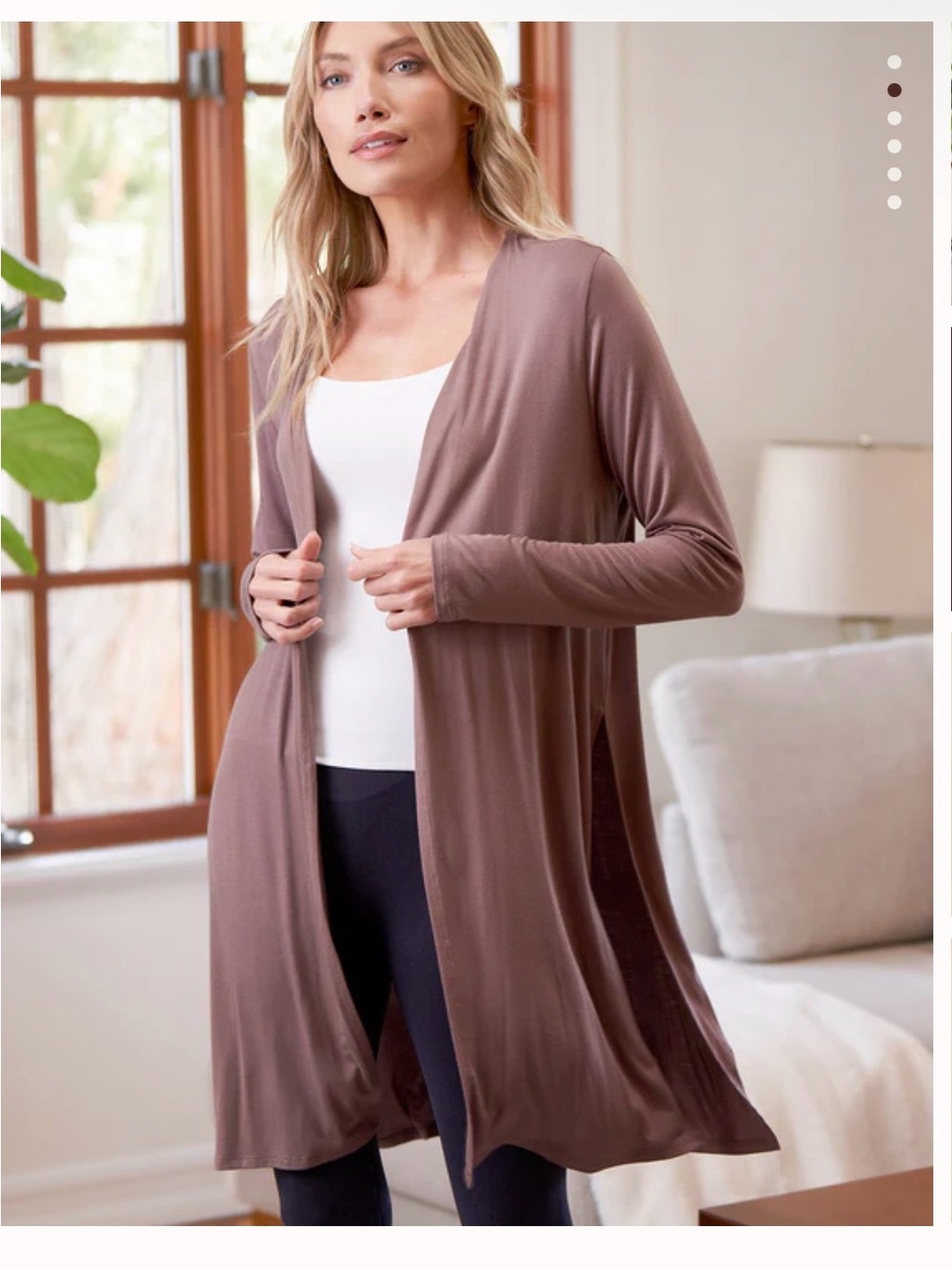 Sivana Bamboo Yoga Wrap Mocha Large - Picture 5 of 6